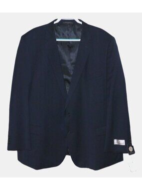 Petrocelli Flex dark blue suit jacket, coat wool blend Scott PRT28TN Men's 56RP
